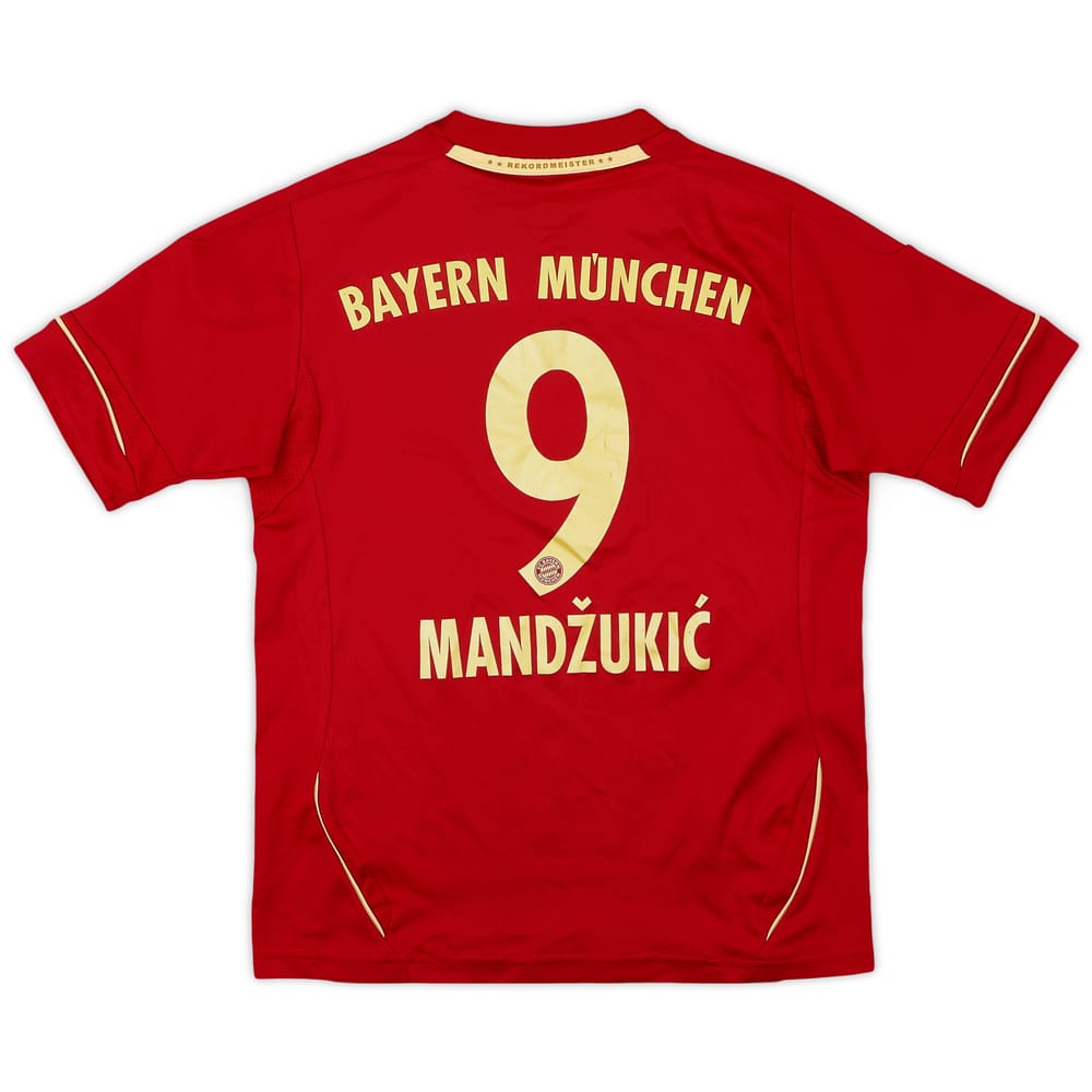 2011-13 Bayern Munich Home Shirt Mandzukic #9 - 6/10 - (S.Boys)