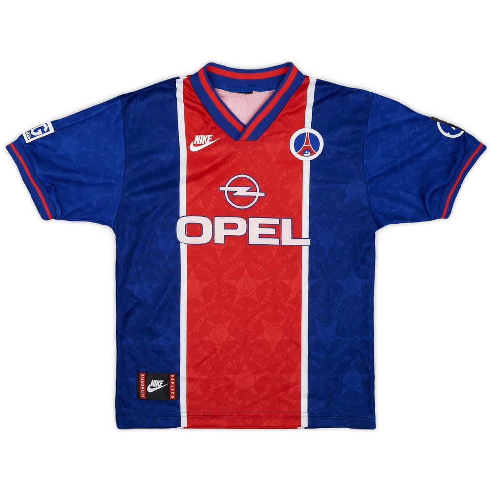 1995-96 Paris Saint-Germain Home Shirt - 6/10 - (L.Boys)