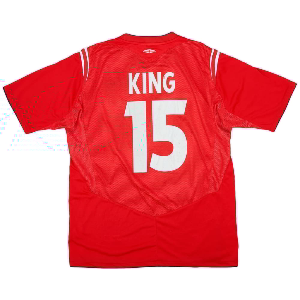 2004-06 England Away Shirt King #15 - 5/10 - (L)