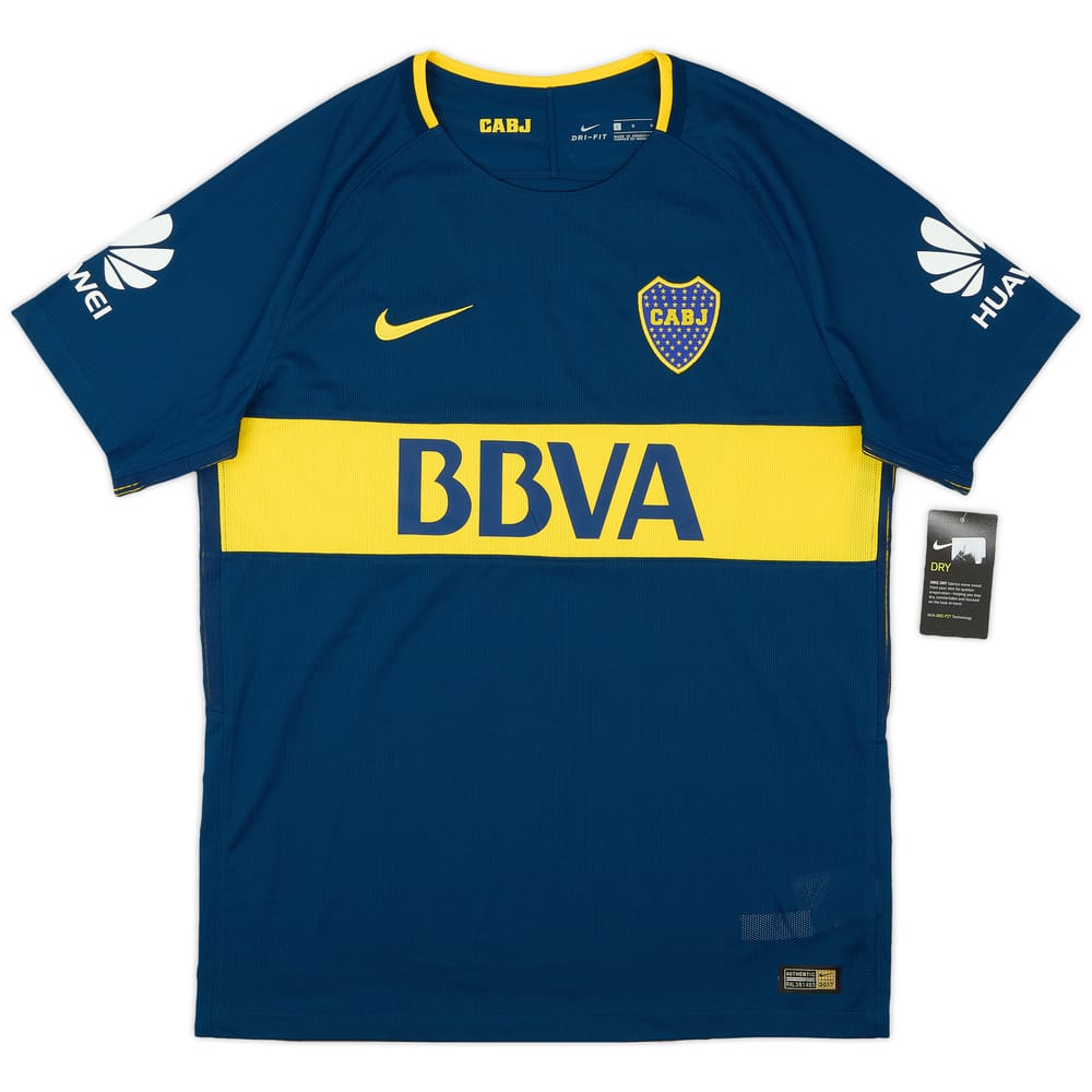 2017-18 Boca Juniors Authentic Home Shirt (L)