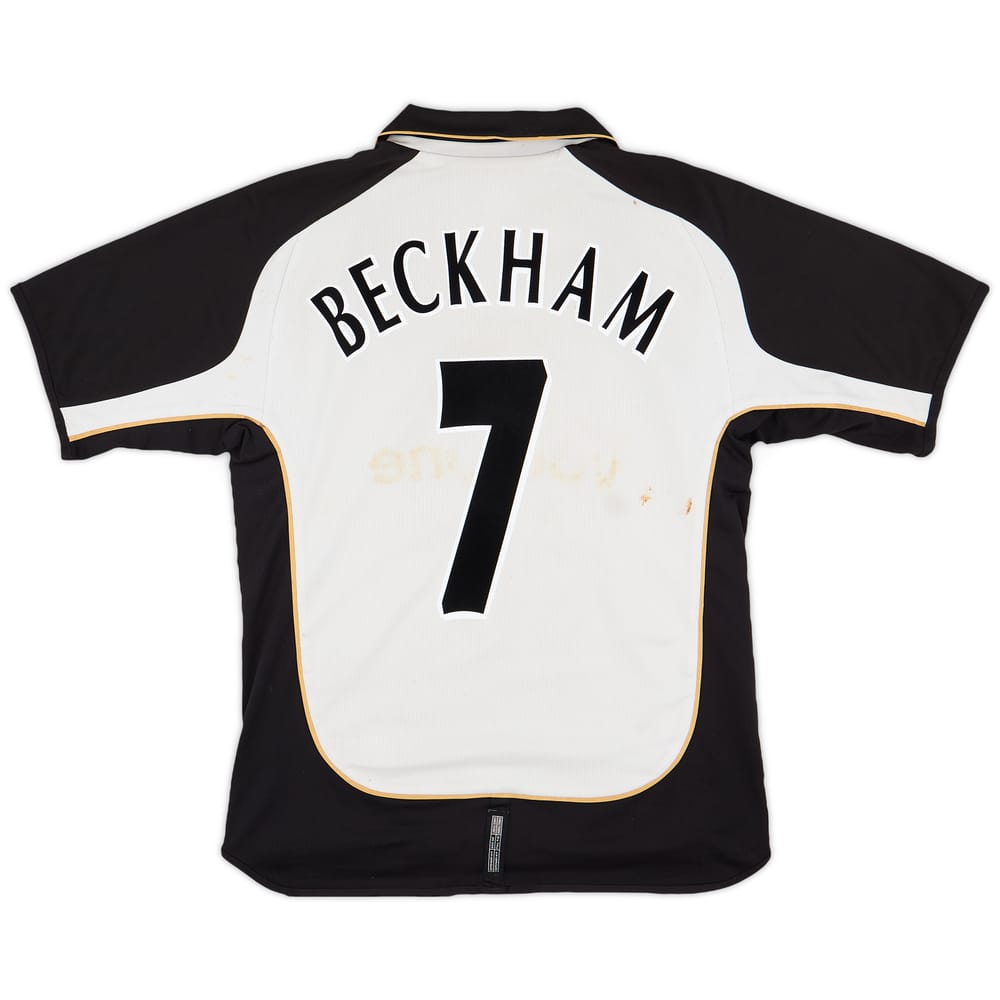 2001-02 Manchester United Centenary Away/Third Shirt Beckham #7 - 5/10 - (M)