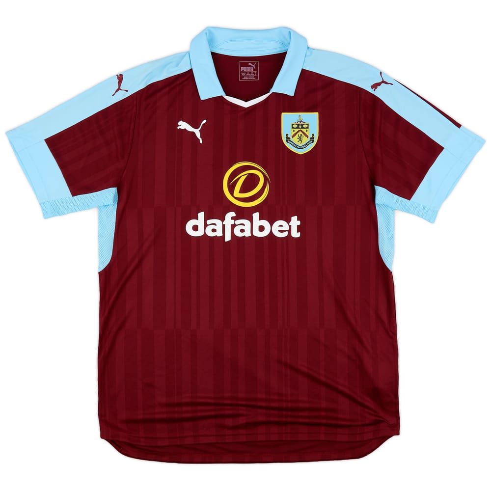 2016-17 Burnley Home Shirt - 8/10 - (XL)