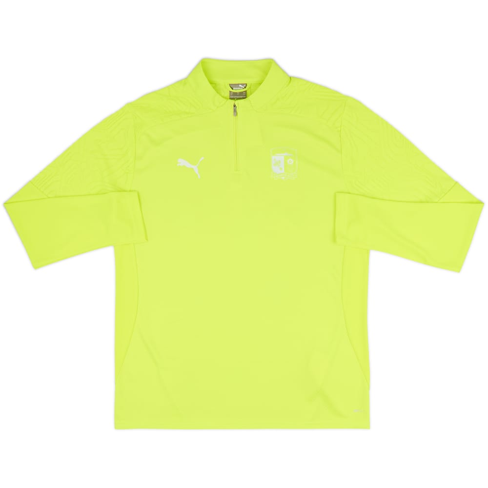 2025-26 Barrow Puma 1/4 Zip Pre-Match Top