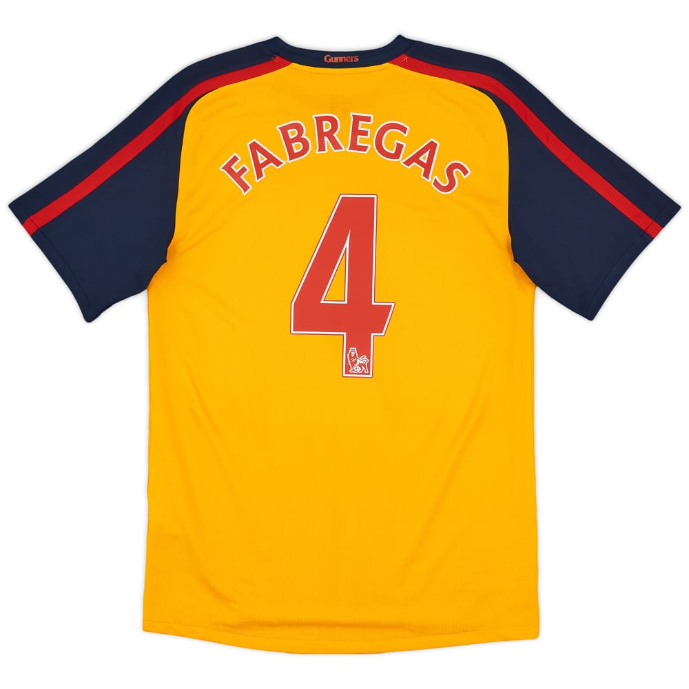 2008-09 Arsenal Away Shirt Fabregas #4 - 8/10 - (S)