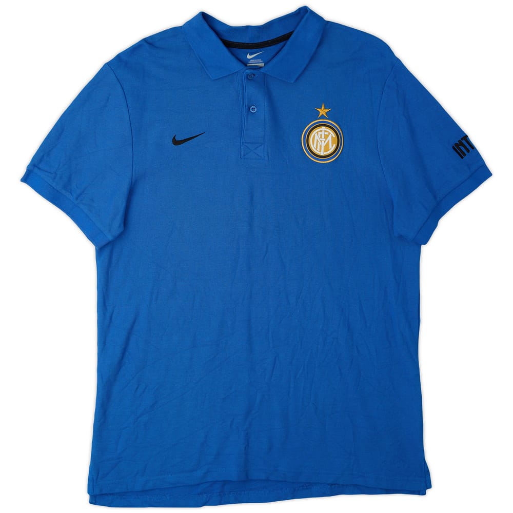 2011-12 Inter MIlan Nike Polo Shirt - 9/10 - (L)