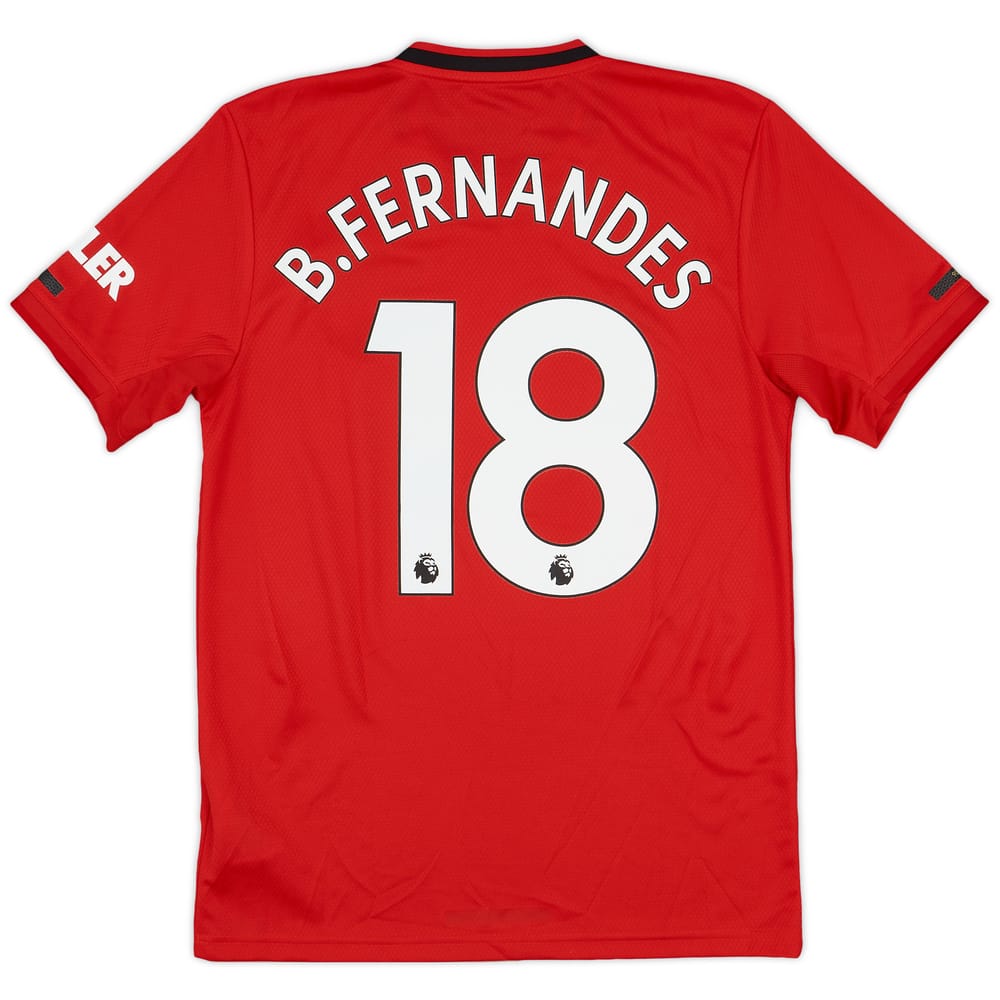 2019-20 Manchester United Home Shirt B.Fernandes #18 - 10/10 - (S)