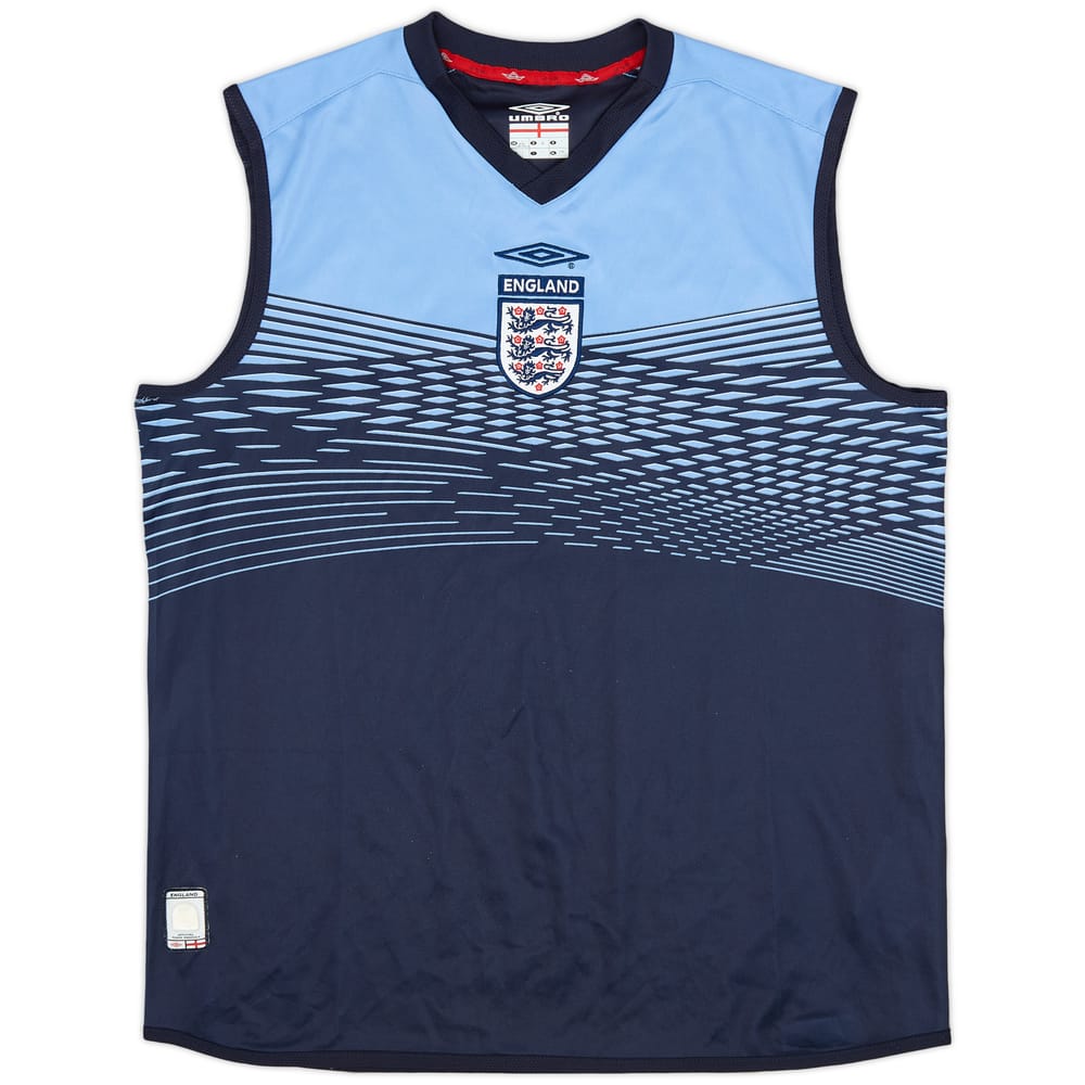 2002-03 England Umbro Training Vest - 7/10 - (L)