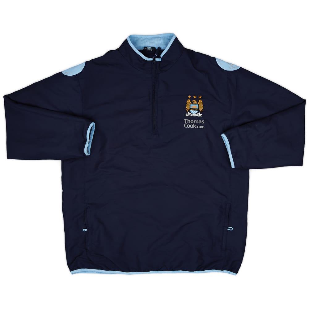 2007-09 Manchester City Le Coq Sportif 1/4 Zip Drill Top - 9/10 - (XXL)