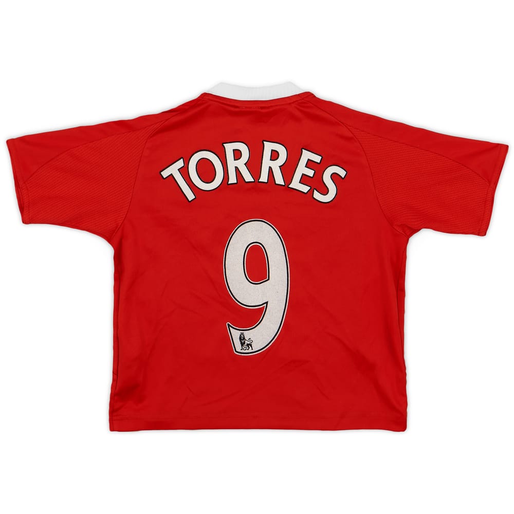 2008-10 Liverpool Home Shirt Torres #9 - 7/10 - (4-5 Years)