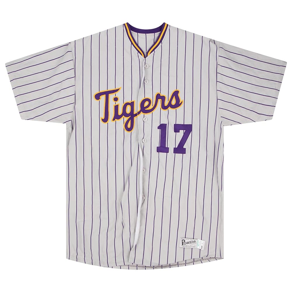 1990s LSU Tigers #17 Authentic Powers Jersey (Away) L