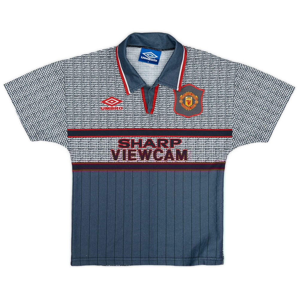 1995-96 Manchester United Away Shirt - 5/10 - (S.Boys)