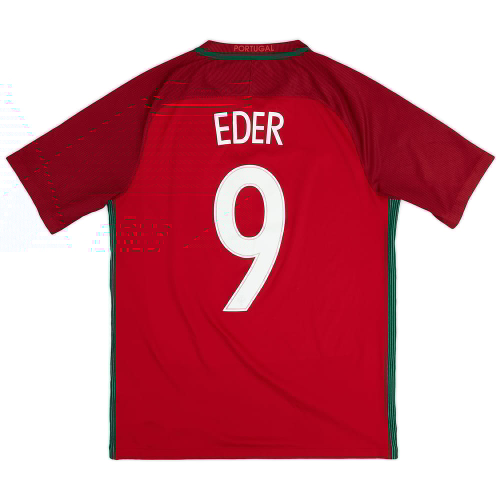 2016-18 Portugal Home Shirt Eder #9 - 8/10 - (M)