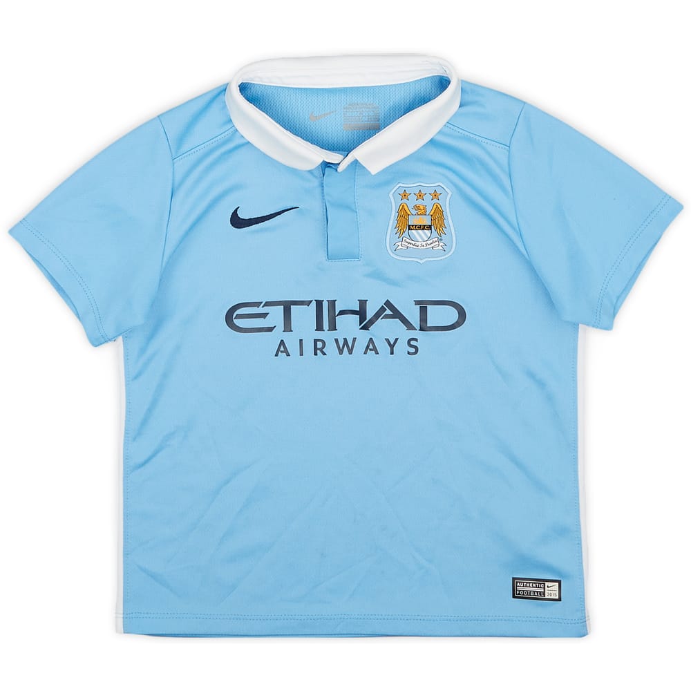 2015-16 Manchester City Home Shirt - 6/10 - (4-5 Years)
