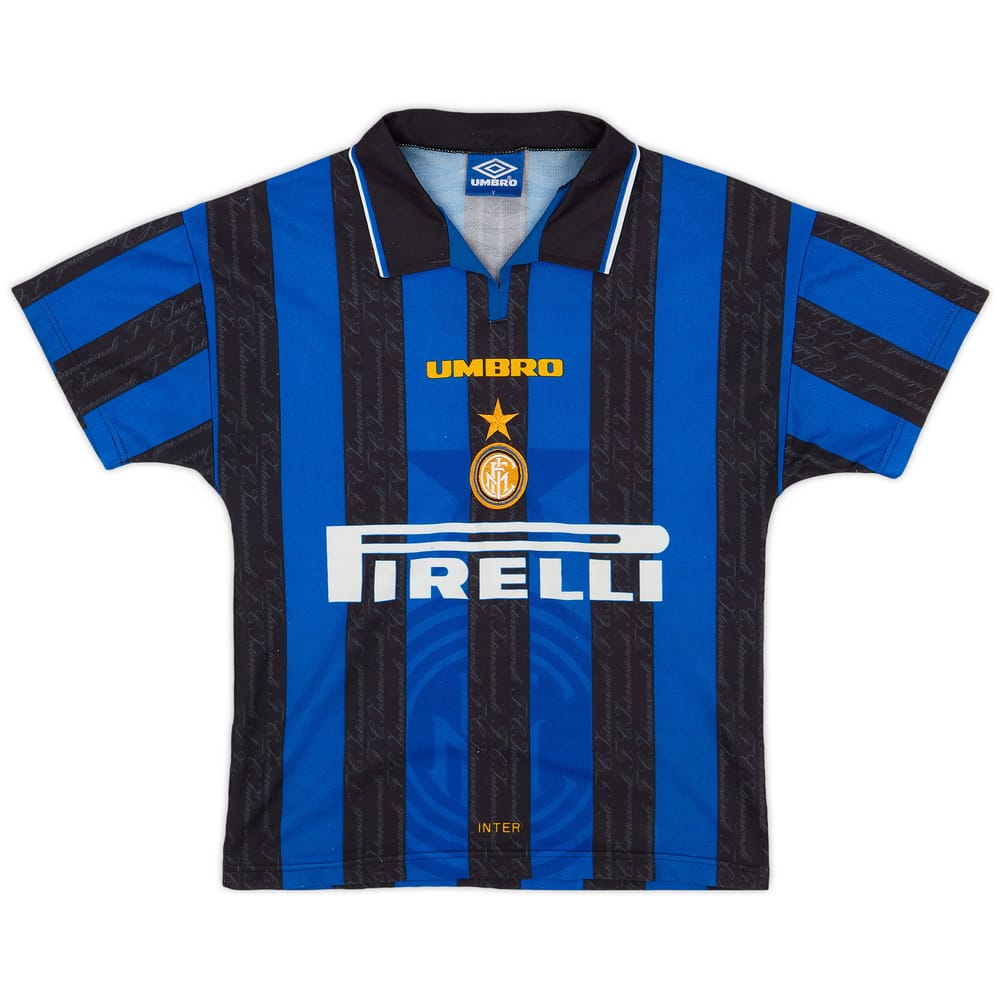 1996-97 Inter Milan Home Shirt - 9/10 - (Y)