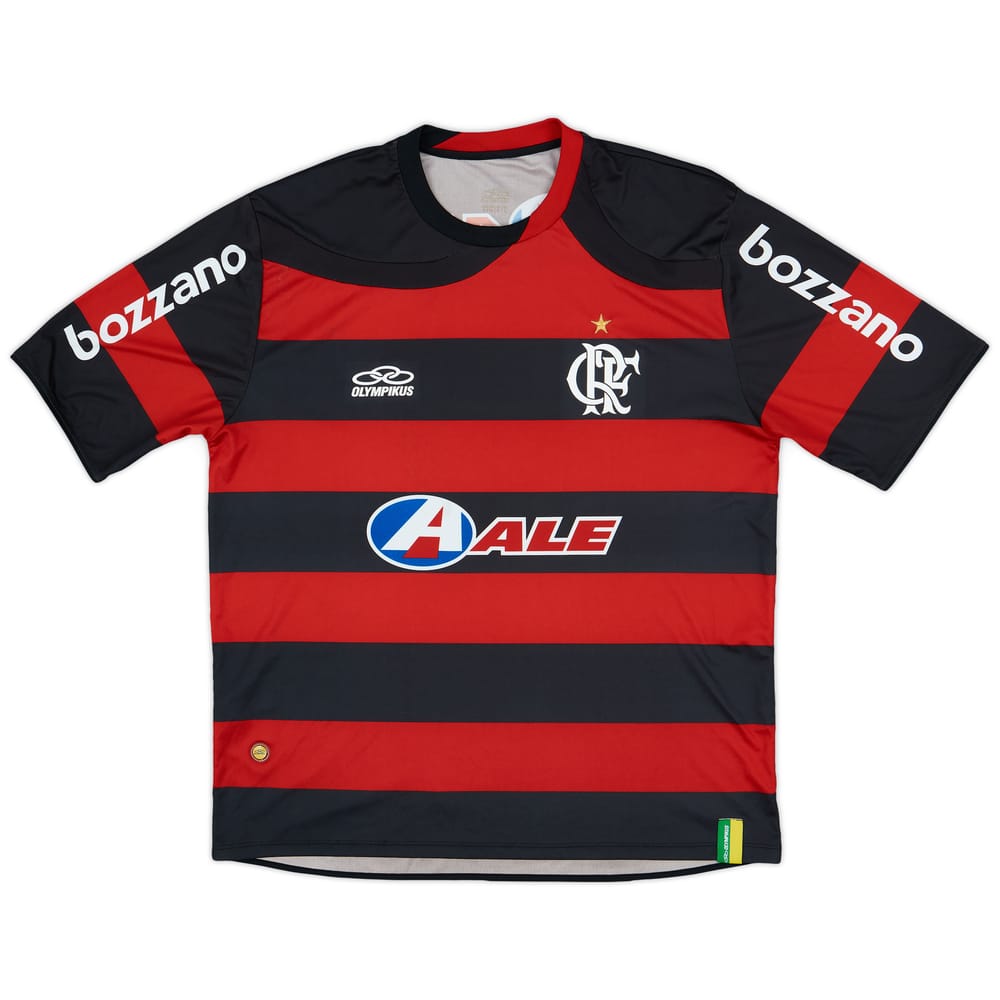 2009-10 Flamengo Home Shirt #10 (Adriano) - 9/10 - (XXL)