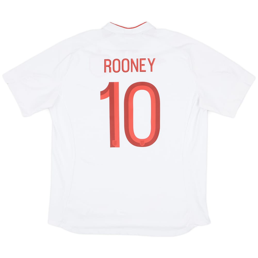 2012-13 England Home Shirt Rooney #10 - 9/10 - (XXL)