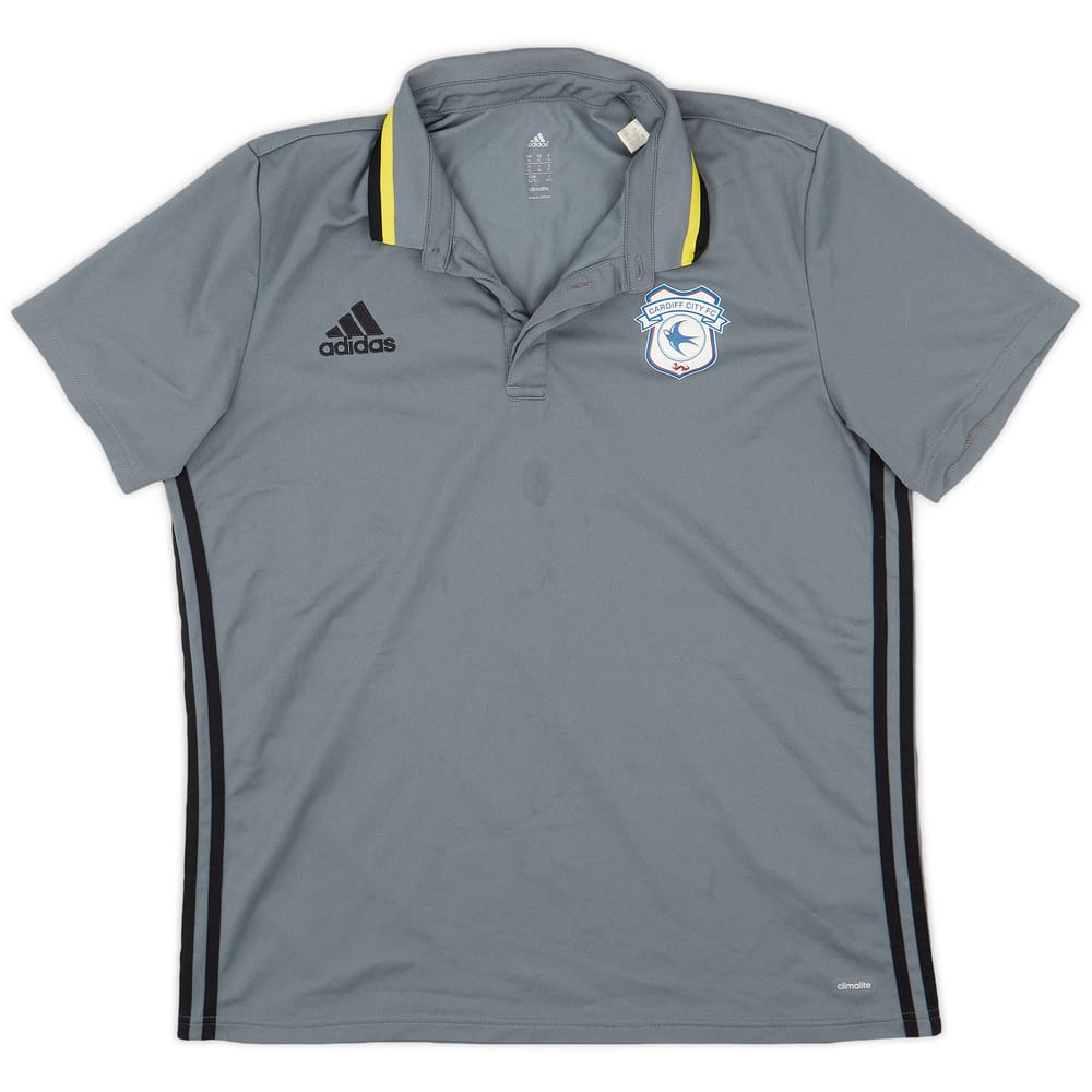 2016-17 Cardiff adidas Polo Shirt - 8/10 - (XL)