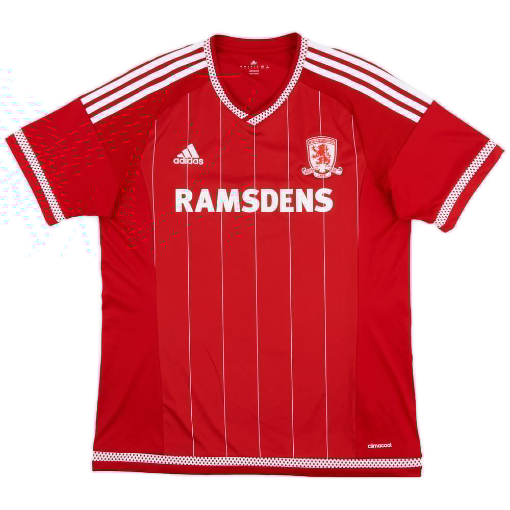 2015-16 Middlesbrough Home Shirt - 6/10 - (L)