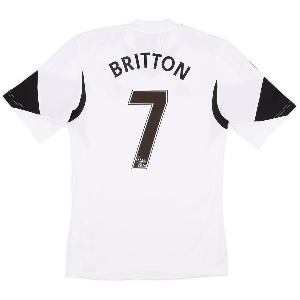 2013-14 Swansea Home Shirt Britton #7 (S)