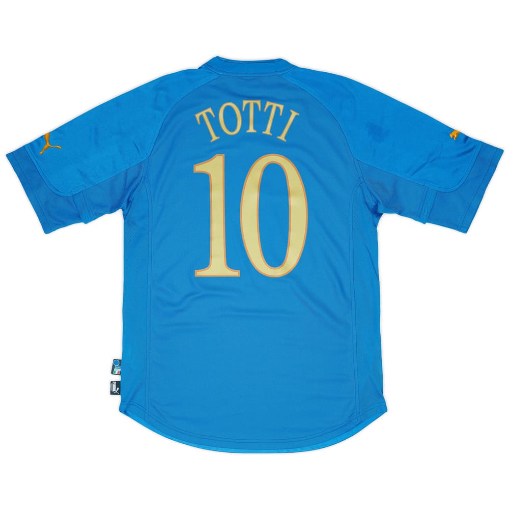 2004-06 Italy Home Shirt Totti #10 - 6/10 - (L)