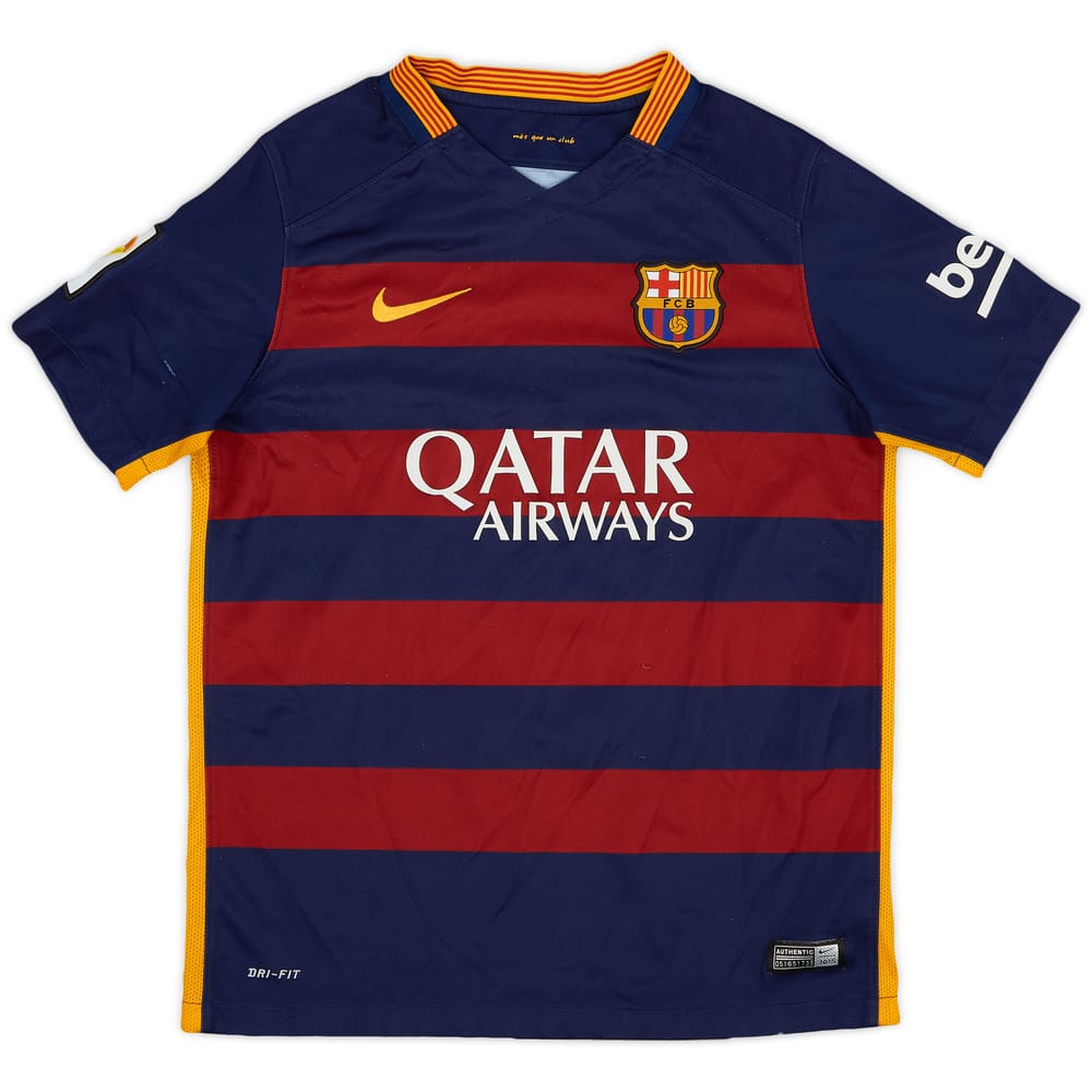 2015-16 Barcelona Home Shirt - 6/10 - (L.Boys)