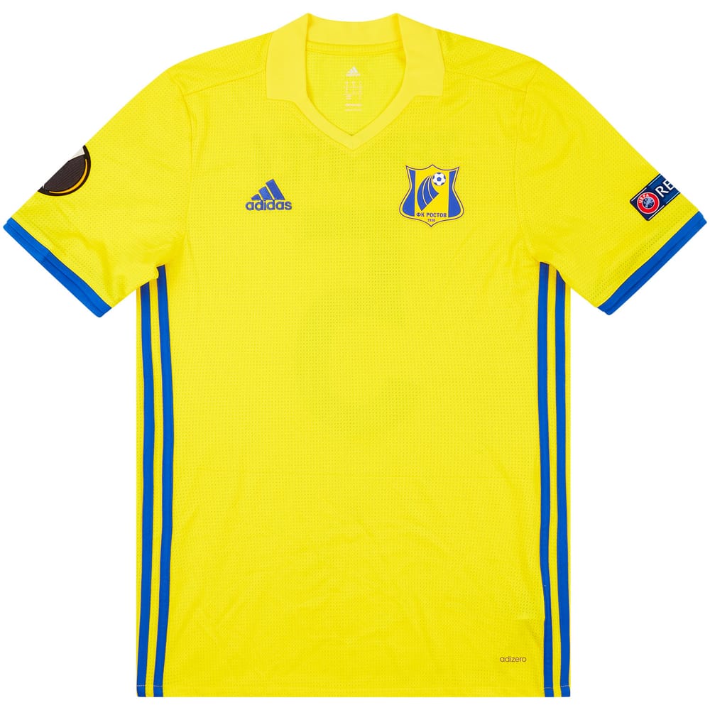 2016-17 FC Rostov Match Issue Europa League Home Shirt Terentev #5