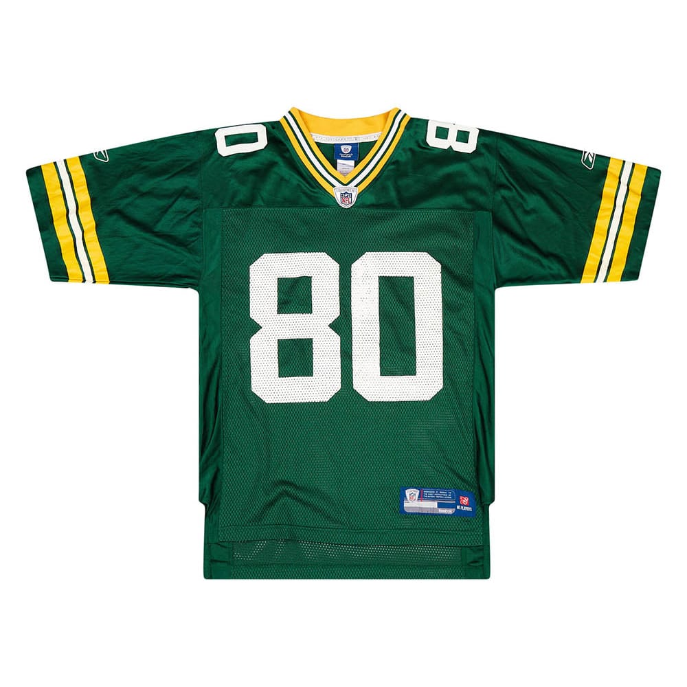 2008-11 Green Bay Packers Driver #80 Reebok On Field Jersey (Home) S
