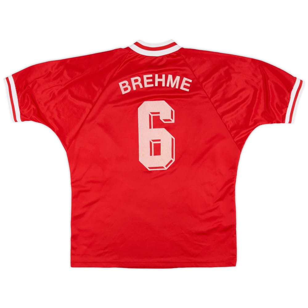 1994-96 Kaiserslautern Signed Home Shirt Brehme #6 - 7/10 - (L/XL)
