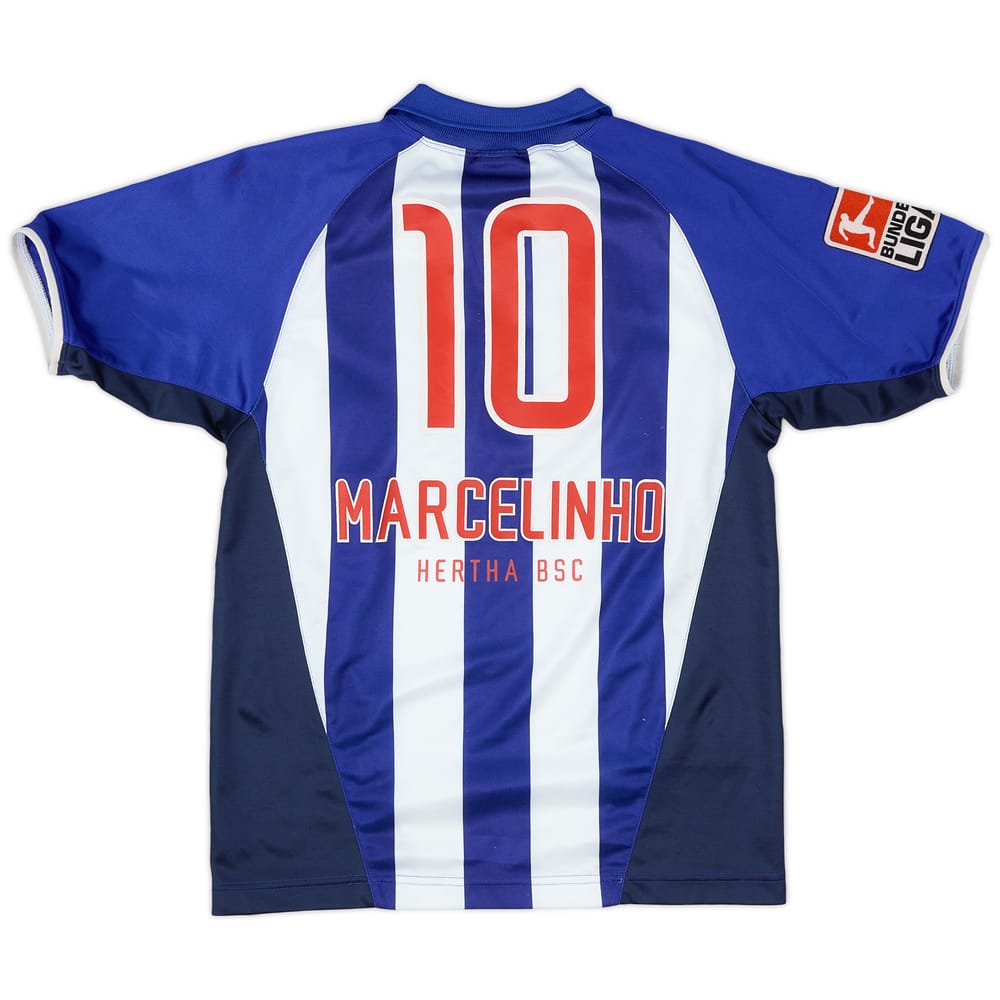 2002-04 Hertha Berlin Home Shirt Marcelinho #10
 - 7/10 - (S.Boys)