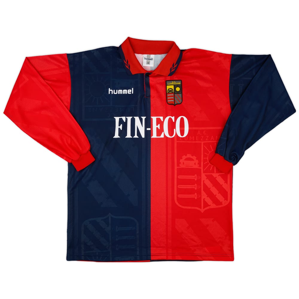 1997-98 AC Lumezzane Home L/S Shirt - 9/10 - (XL)