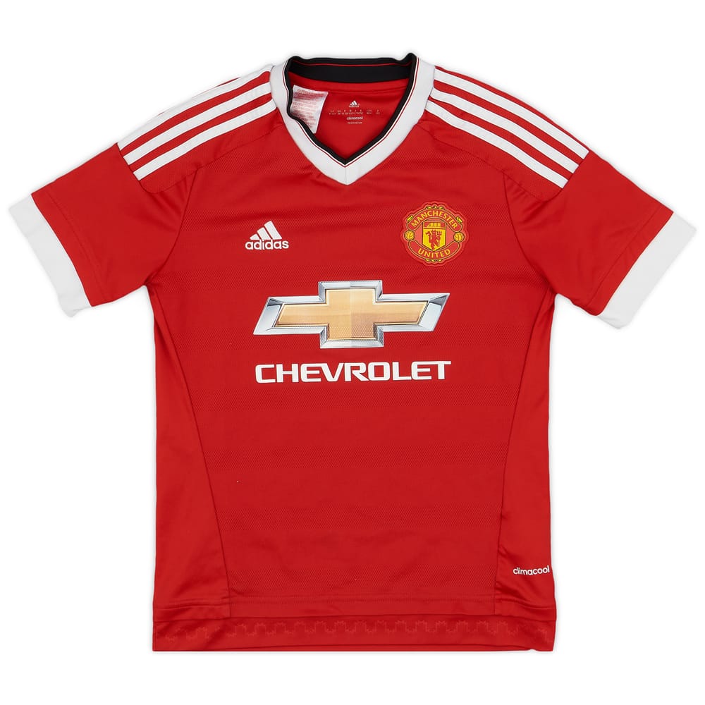 2015-16 Manchester United Home Shirt - 9/10 - (L.Boys)