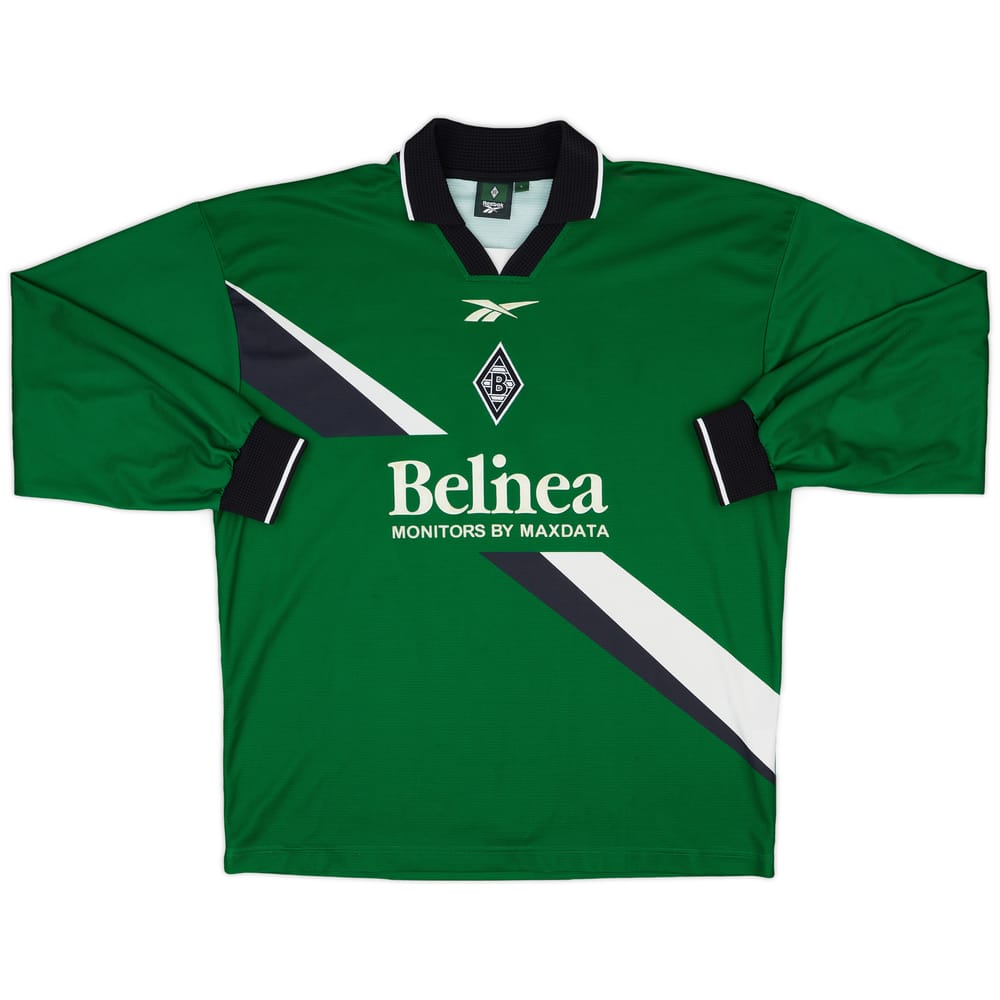 1999-00 Borussia Monchengladbach Match Issue Home L/S Shirt #14