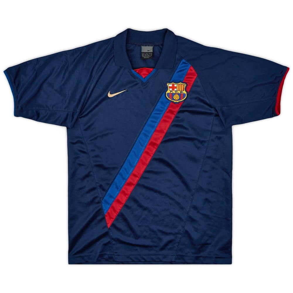 2002-03 Barcelona Basic Away Shirt - 9/10 - (L.Boys)