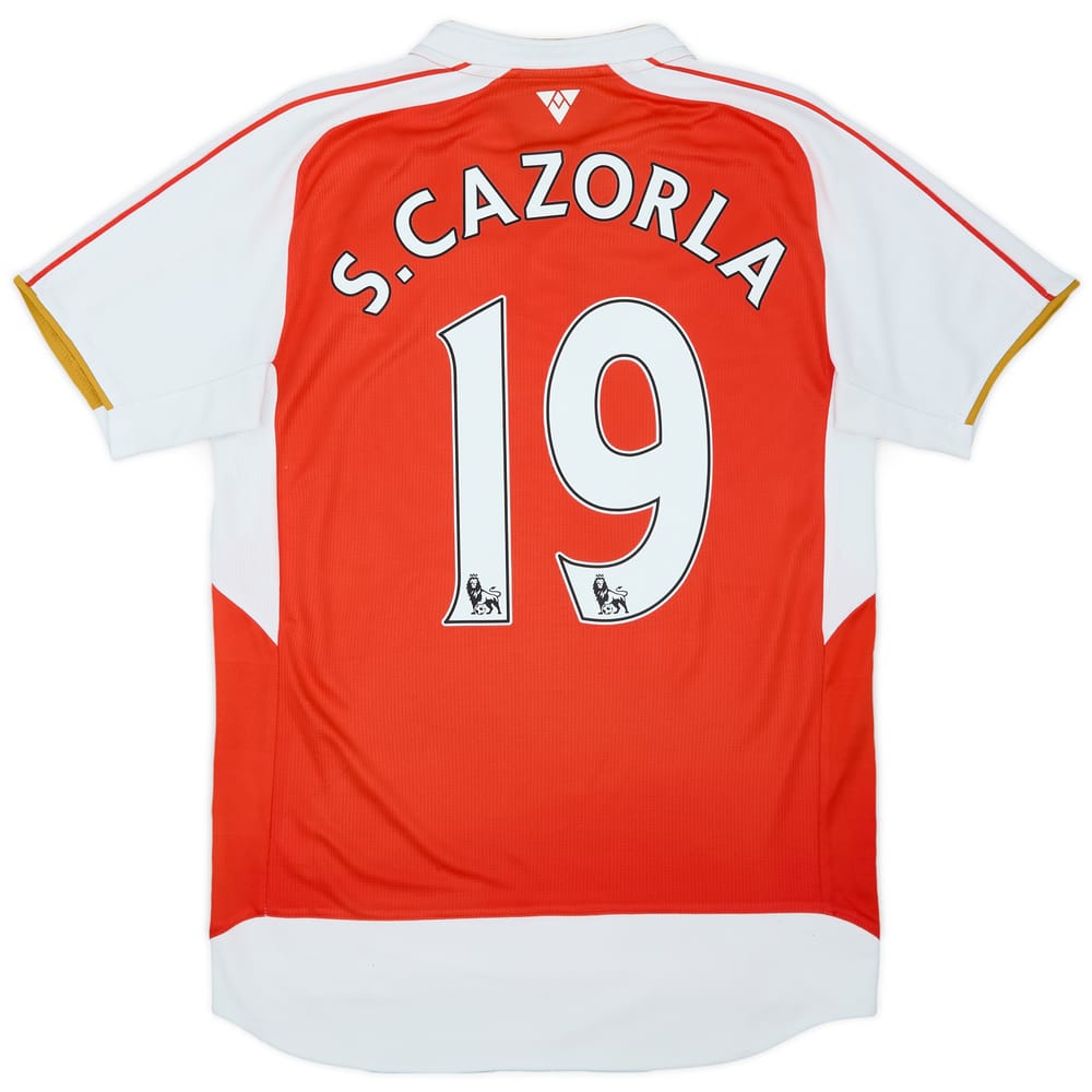 2015-16 Arsenal Home Shirt S.Cazorla #19 - 6/10 - (S)