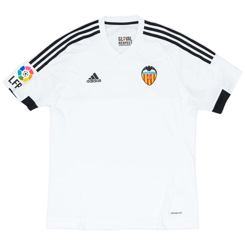 2015-16 Valencia Home Shirt - 7/10 - (L)