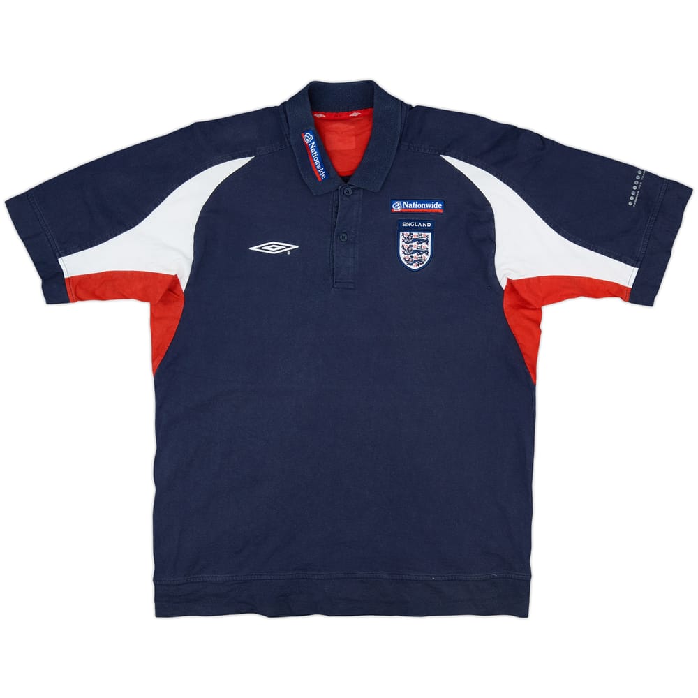 2000-01 England Umbro Polo Shirt - 7/10 - (L)