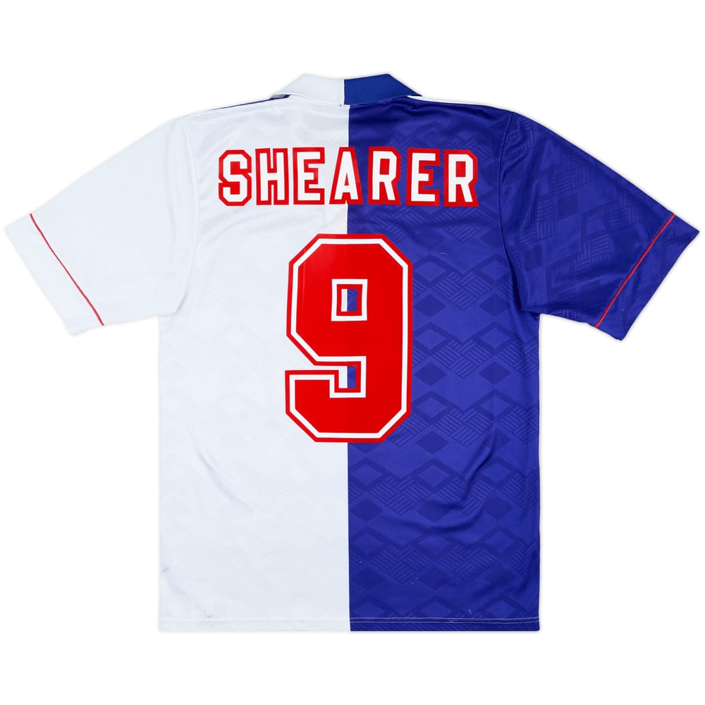 1992-94 Blackburn Home Shirt Shearer #9 - 7/10 - (M)