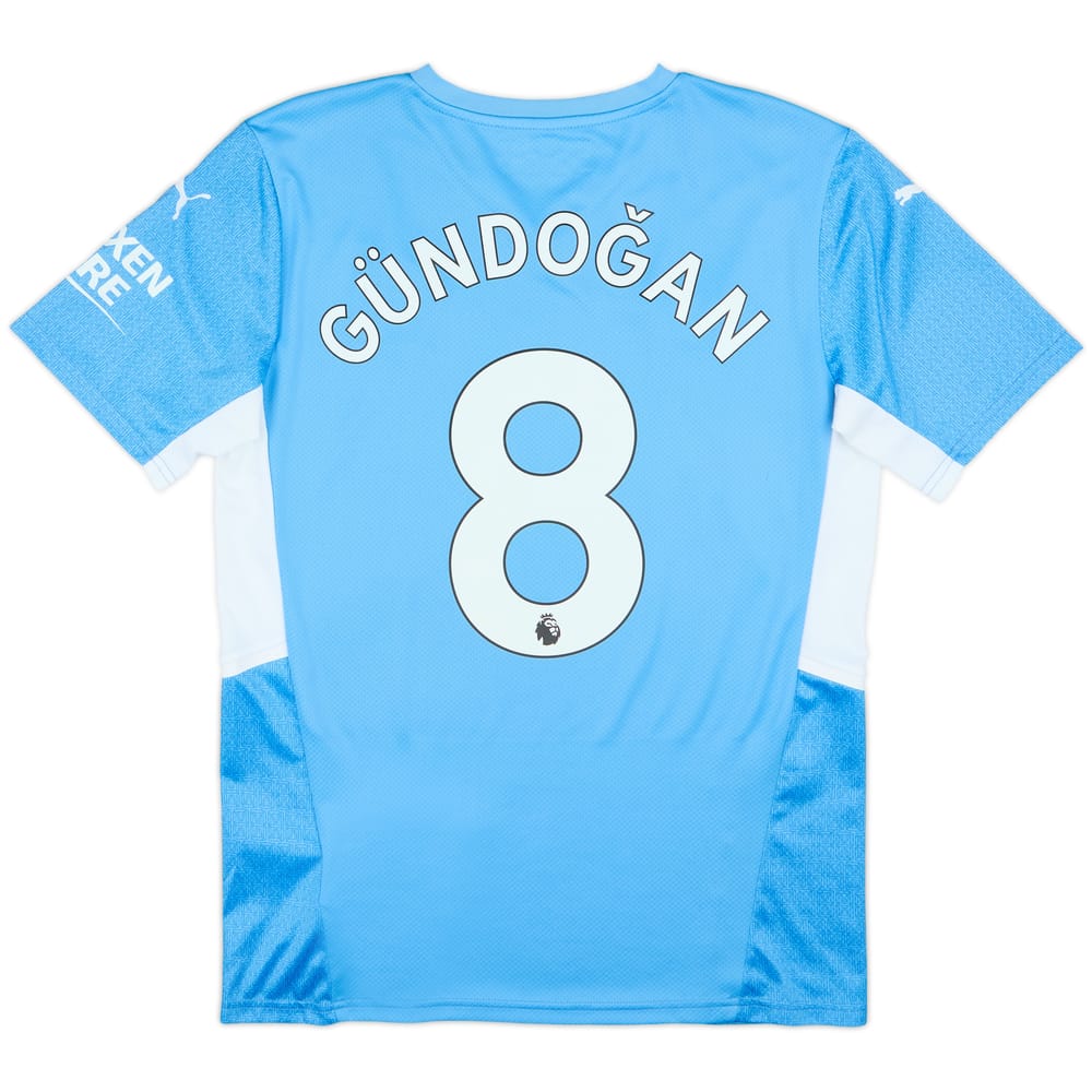 2021-22 Manchester City Home Shirt Gundogan #8 - 10/10 - (M)