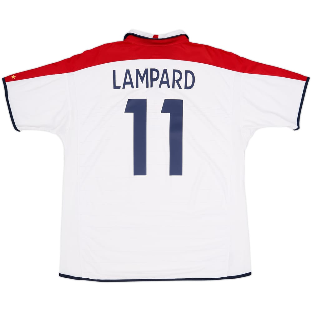 2003-05 England Home Shirt Lampard #11 - 9/10 - (XXL)