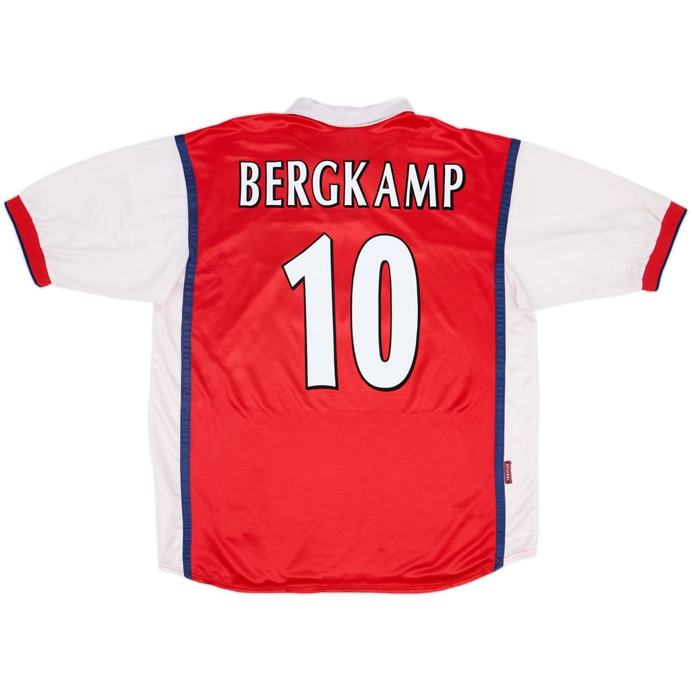 1998-99 Arsenal Home Shirt Bergkamp #10 - 7/10 - (XL)