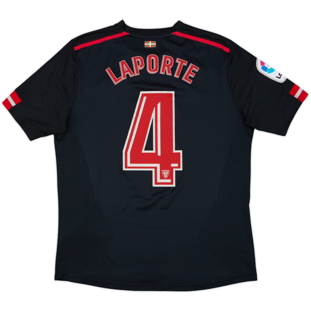 2017-18 Athletic Bilbao Away Shirt Laporte #4 - 8/10 - (M)