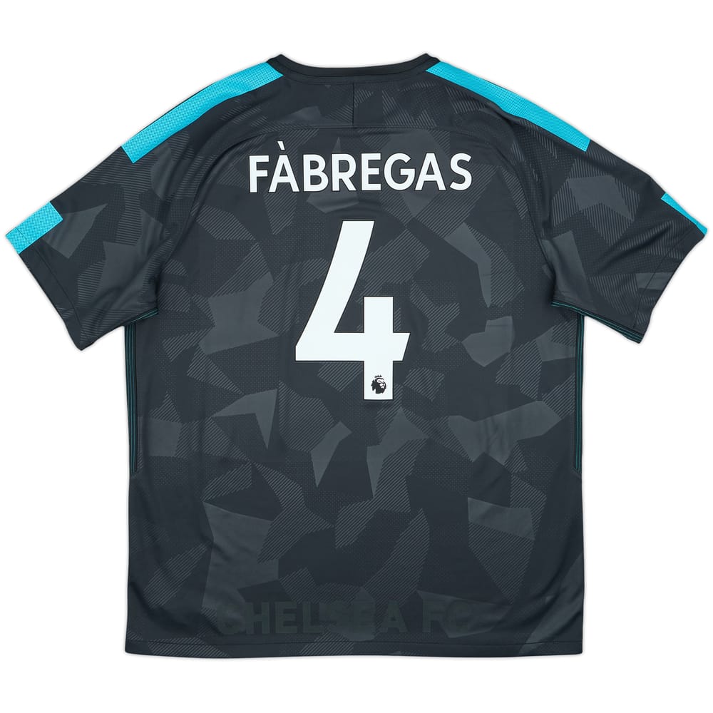 Camiseta de la tercera equipación del Chelsea 2017-18 Fabregas #4 - 8/10 - (XL)