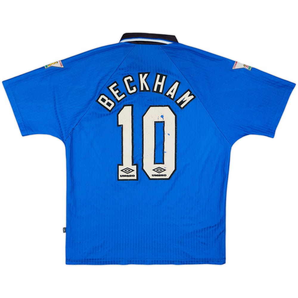 1996-98 Manchester United Third Shirt Beckham #10 - 5/10 - (M)
