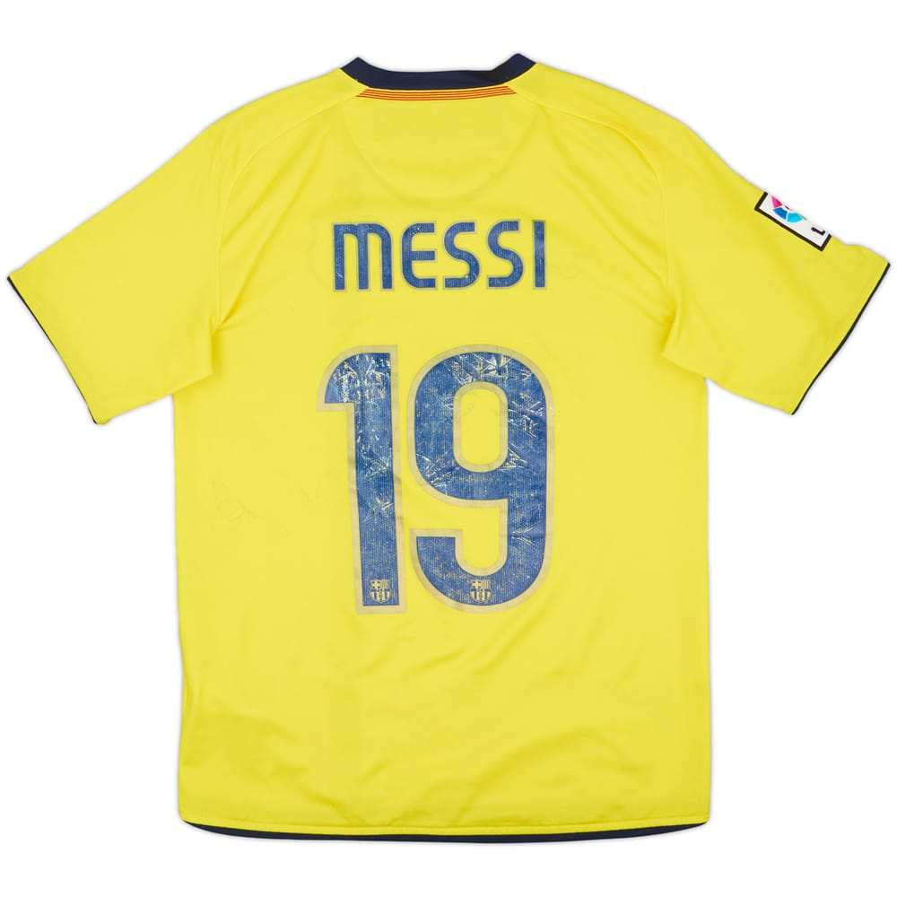 Camiseta de visitante del Barcelona 2008-10 Messi #19 - 4/10 - (S)