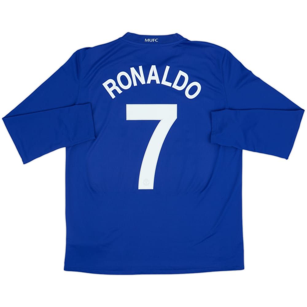 2008-09 Manchester United Third L/S Shirt Ronaldo #7 - 6/10 - (L)