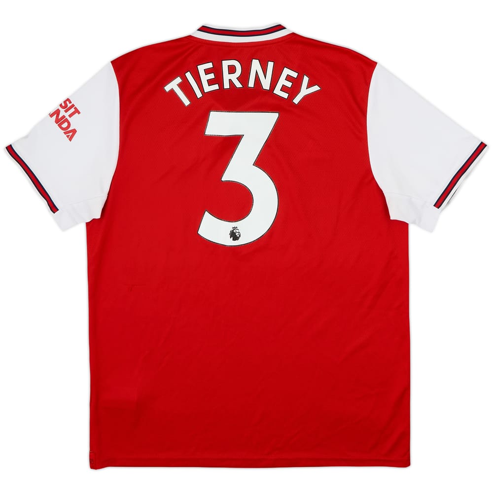 2019-20 Arsenal Home Shirt Tierney #3 - 8/10 - (L)