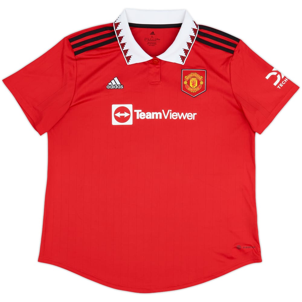 2022-23 Manchester United Home Shirt - 8/10 - (Women's XL)