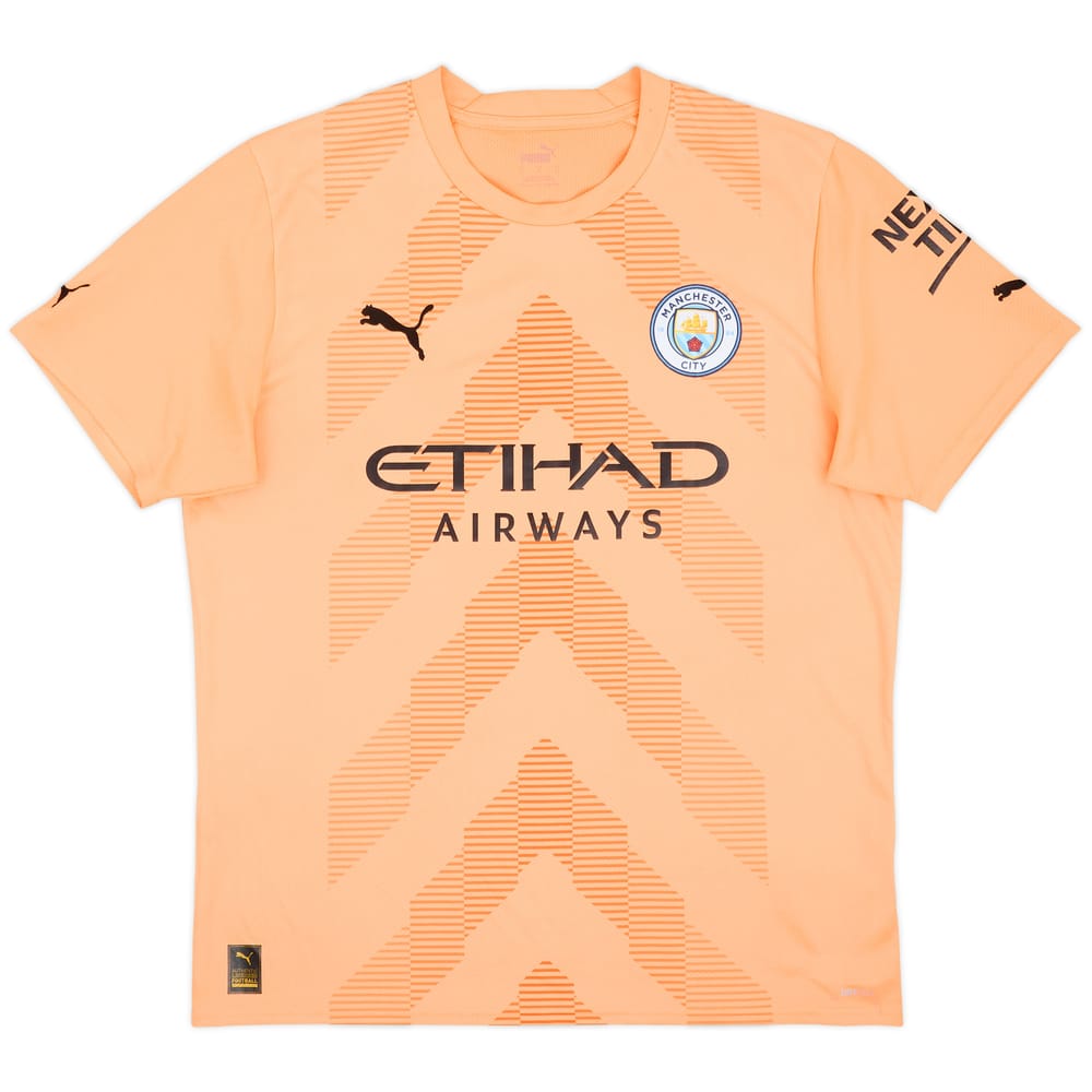 2022-23 Manchester City GK S/S Shirt - 8/10 - (L)
