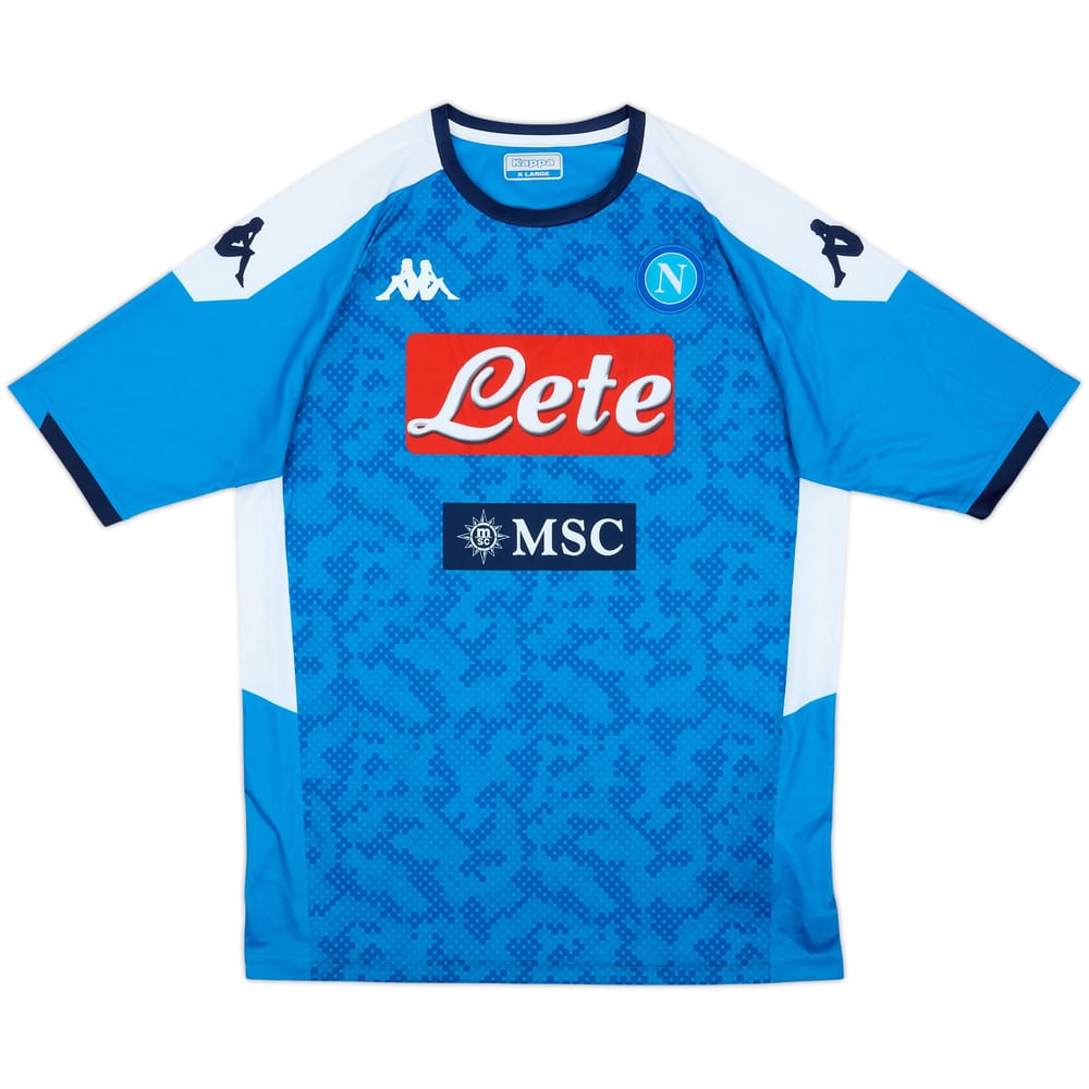 2019-20 Napoli Basic Home Shirt - 8/10 - (XL)