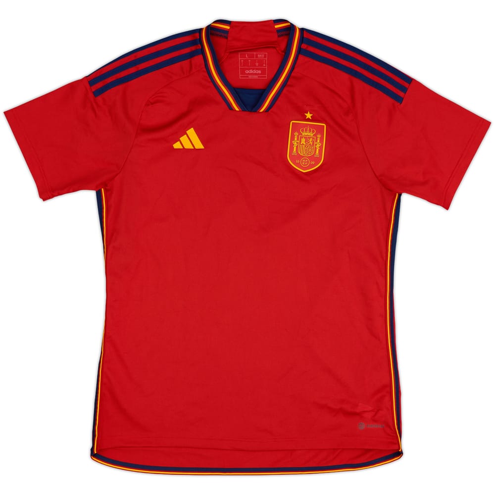 2022-23 Spain Home Shirt - 10/10 - (L)